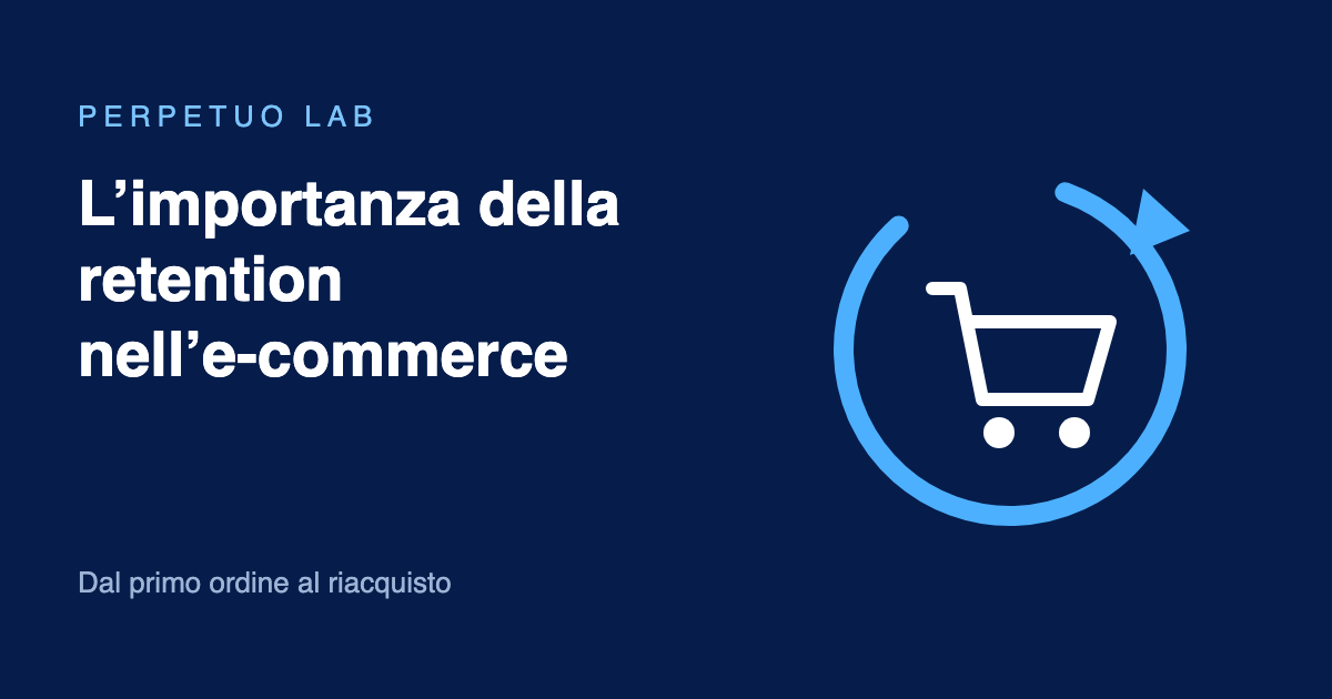 Carrello con freccia circolare: la retention nell'e-commerce