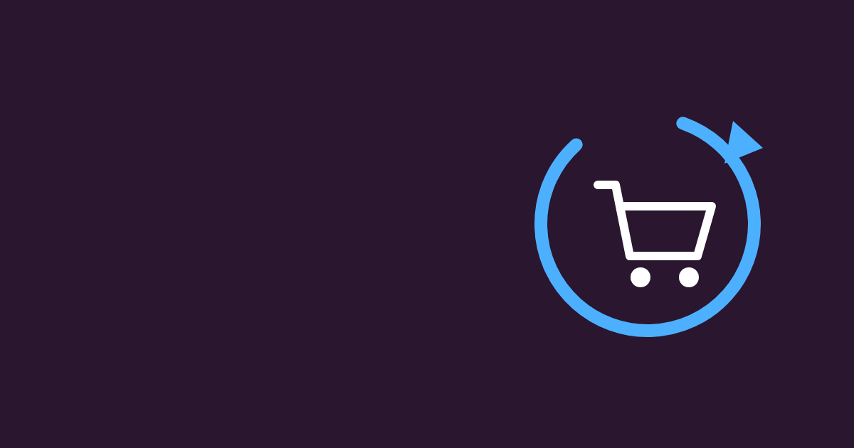 Carrello con freccia circolare: la retention nell'e-commerce